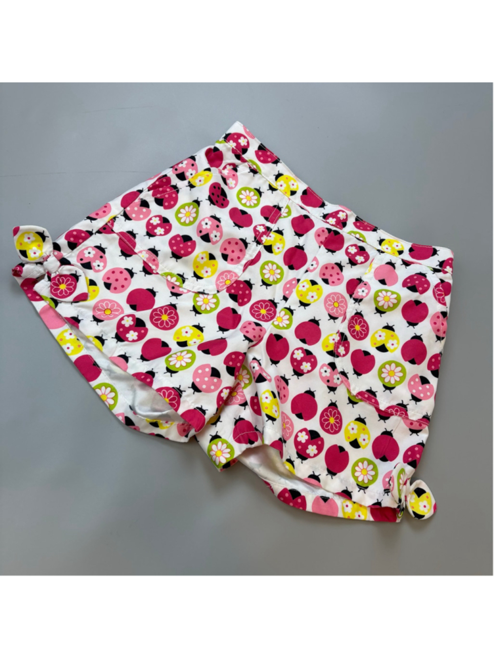 Gymboree Shorts Little Girls 8 Ladybug Print Whimsical Pretty Cute Summer Floral